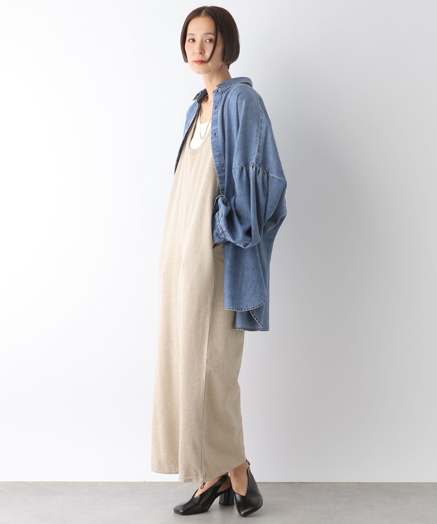 LEPSIM｜デニムBIGポンチョ | Rakuten Fashion(楽天ファッション／旧