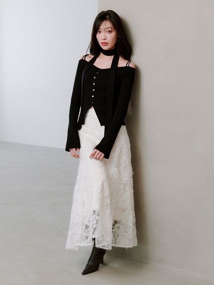 SNIDEL｜タイ付きニットプルオーバー | Rakuten Fashion(楽天