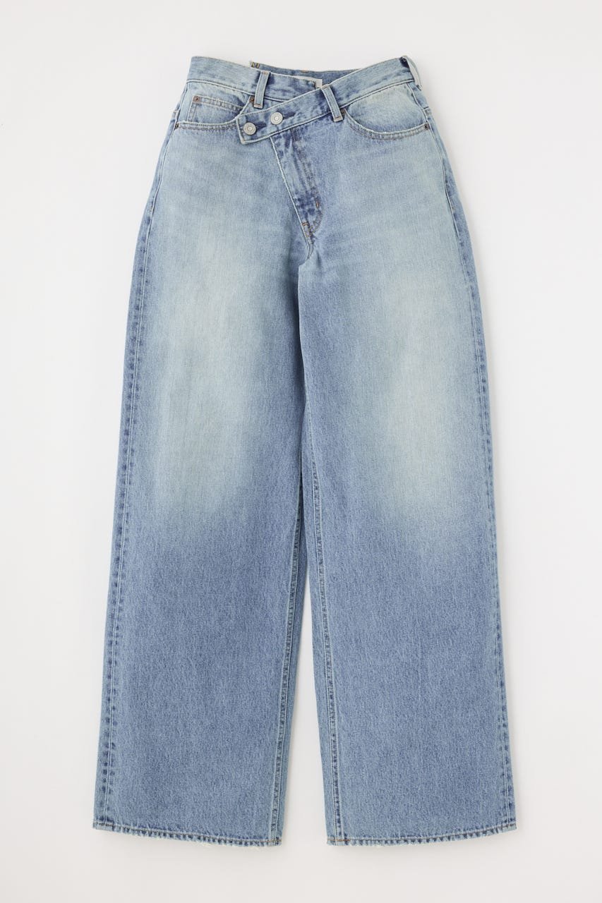 moussy｜CROSS WAIST WIDE STRAIGHT | Rakuten Fashion(楽天