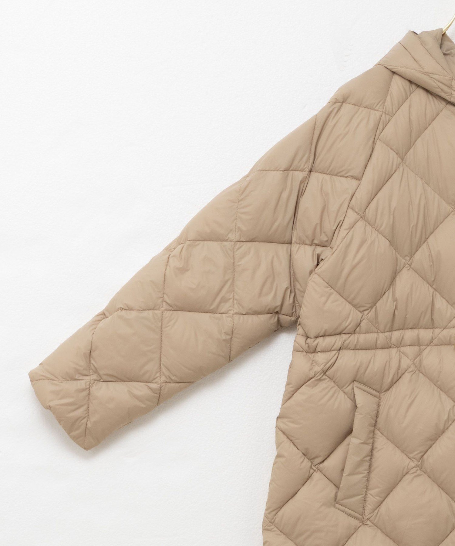 NOLLEY'S｜【TAION/タイオン】別注ミドル丈Aラインフードダウン