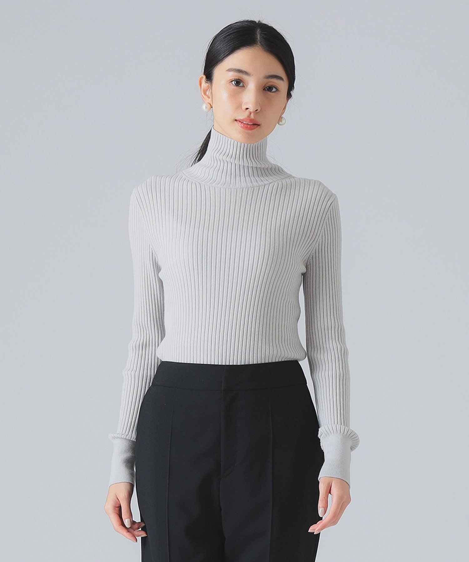 Demi-Luxe BEAMS｜カシミヤ混 タートルネック ニット | Rakuten