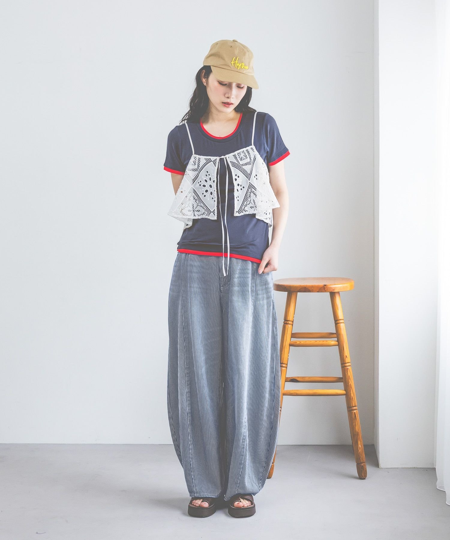 niko and ｜[NKJ 2026SS] 3Dドロップデニムパンツ | Rakuten