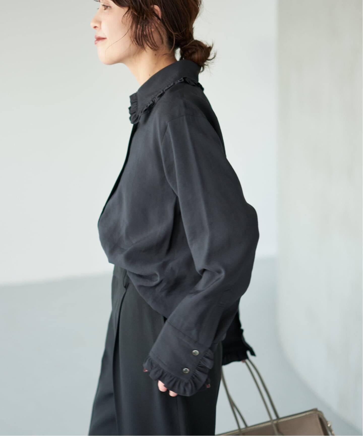 Spick & Span｜《WEB限定 / 追加》フリルカラーブラウス | Rakuten