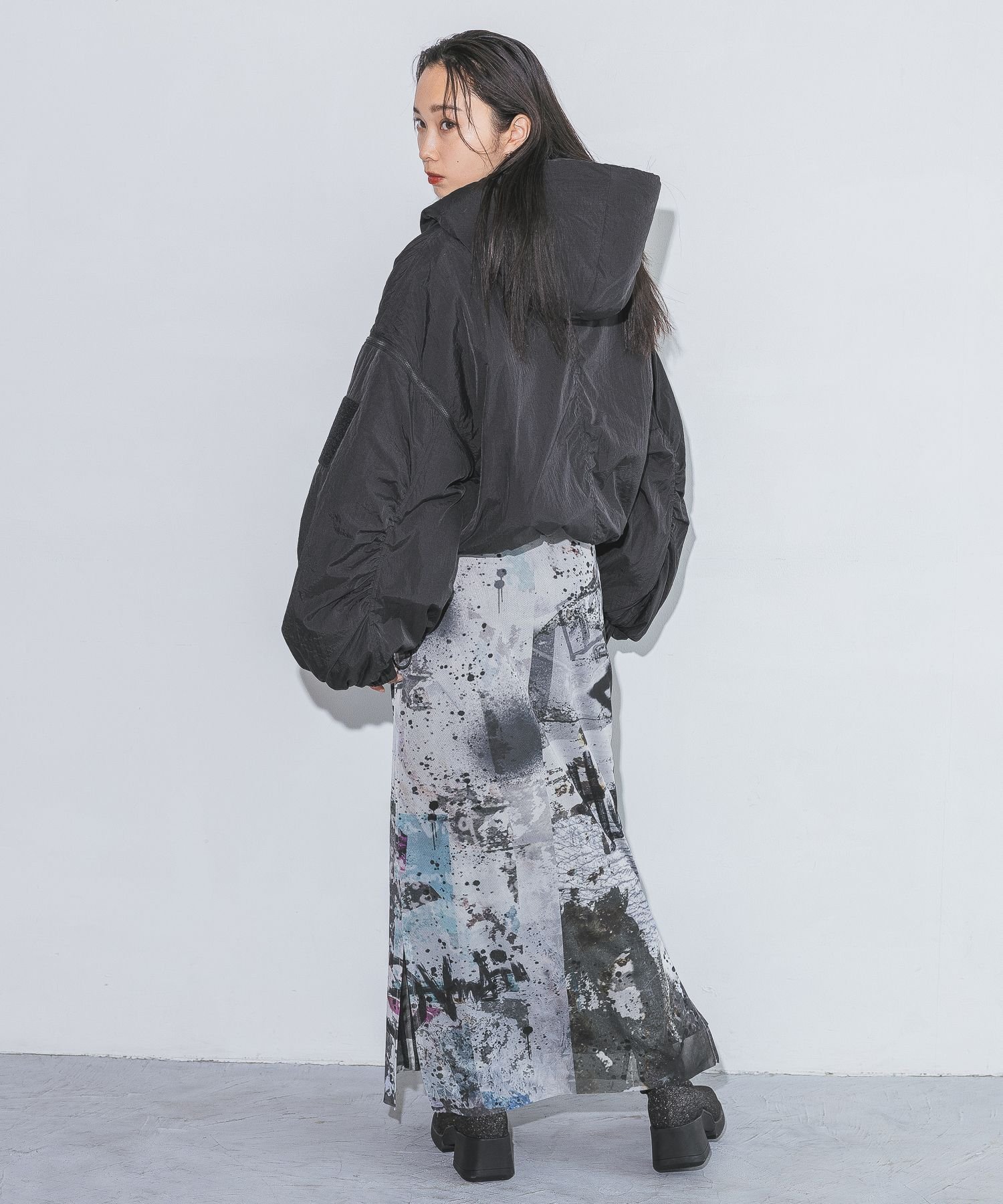 JEANASIS｜ソデ2WAYモンスターパーカーショートコート | Rakuten