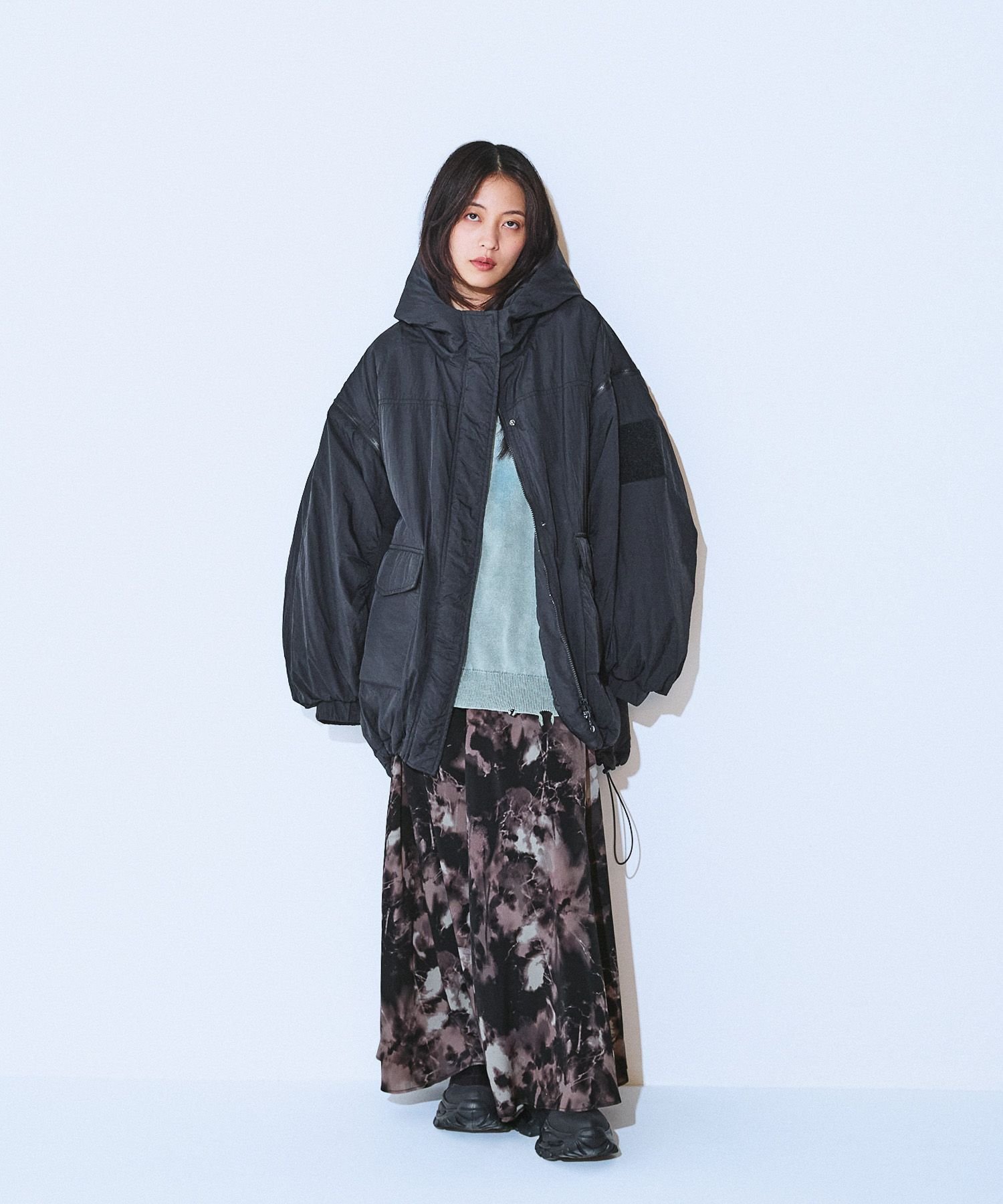 JEANASIS｜ソデ2WAYモンスターパーカーコート | Rakuten Fashion(楽天