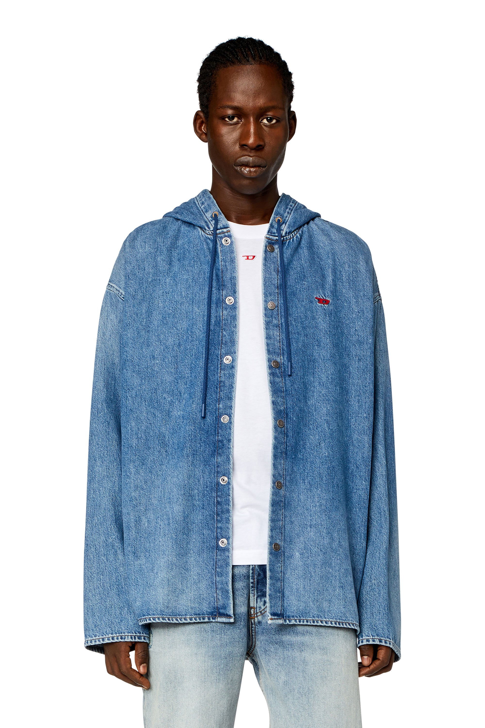 DIESEL｜メンズ シャツ デニム D-DEWNY-HOOD | Rakuten Fashion(楽天