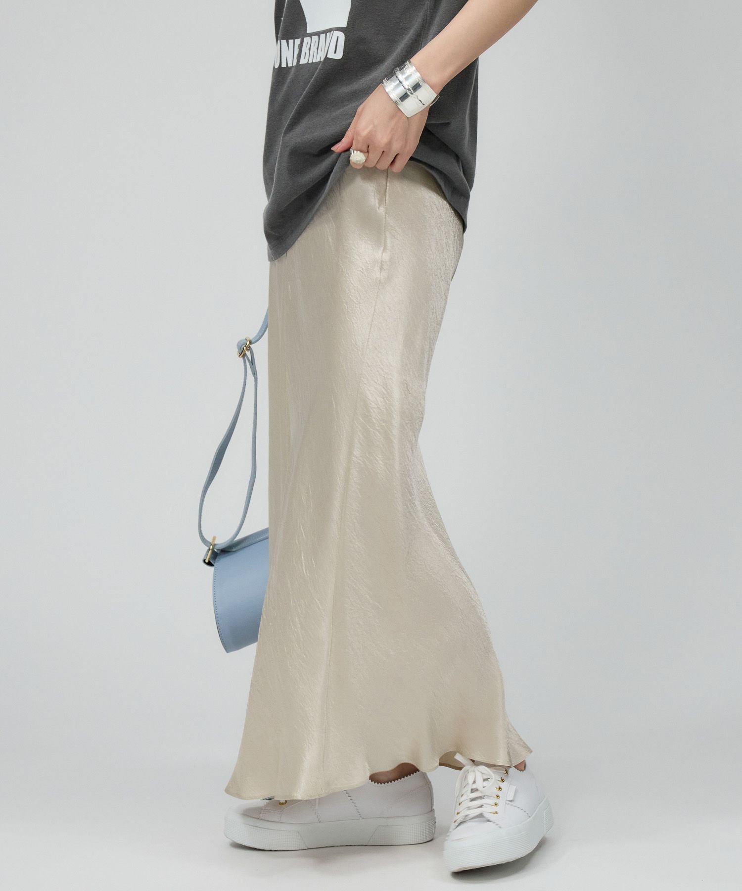 BABYLONE｜ヴィンテージサテンスカート | Rakuten Fashion(楽天