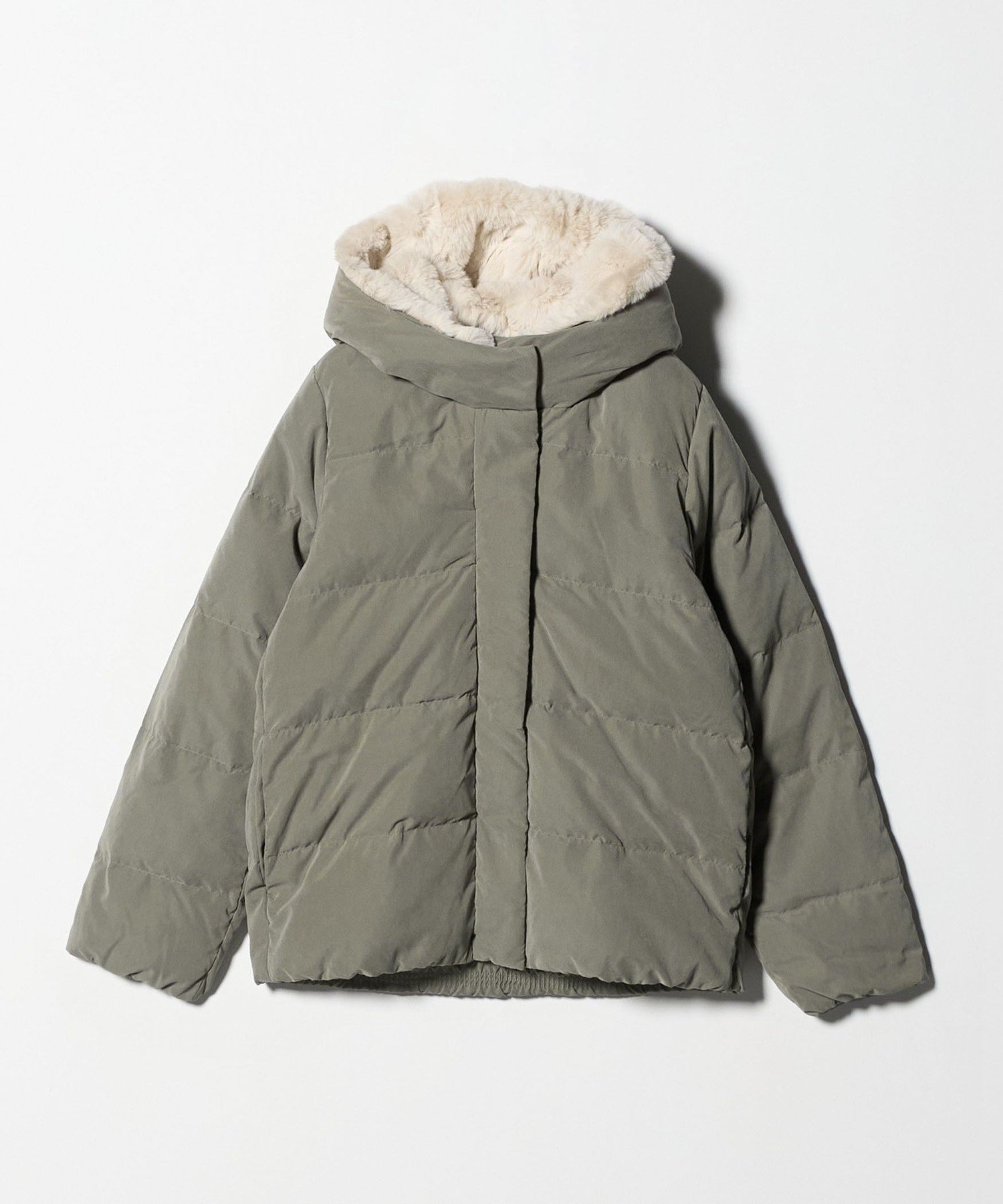 UNITED ARROWS LTD. OUTLET｜フェイクファーフード ダウンジャケット