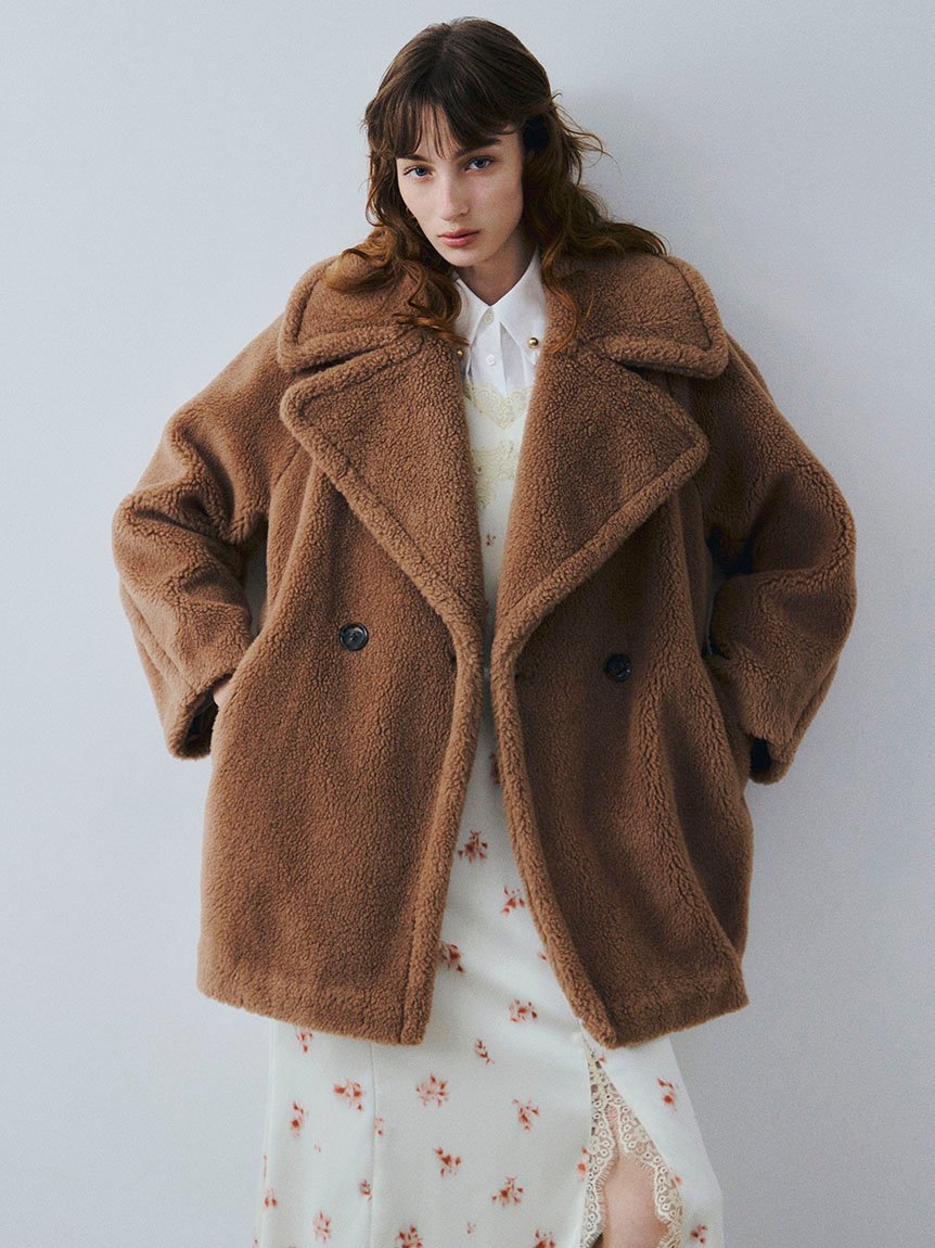 FRAY I.D｜ECOPELボアミドルコート | Rakuten Fashion(楽天