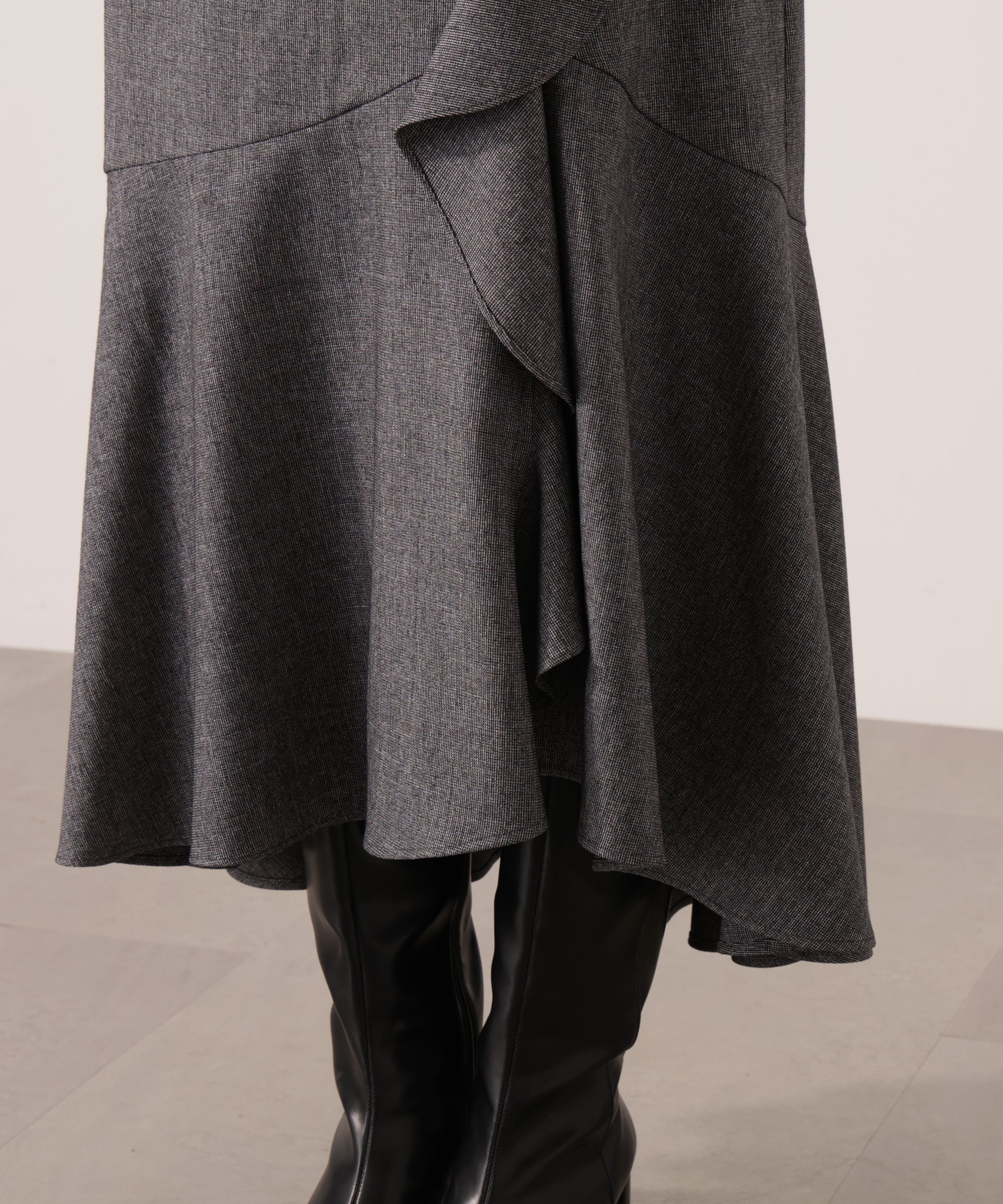 PROPORTION BODY DRESSING｜ラッフルディテールスカート 25AW