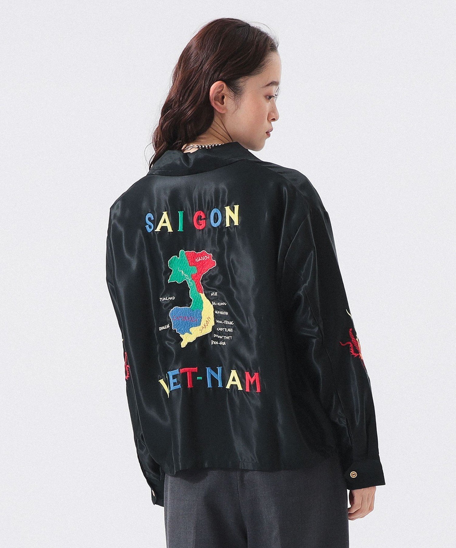 BEAMS WOMEN｜【別注】テーラー東洋 / アセテート ベトナム ジャケット