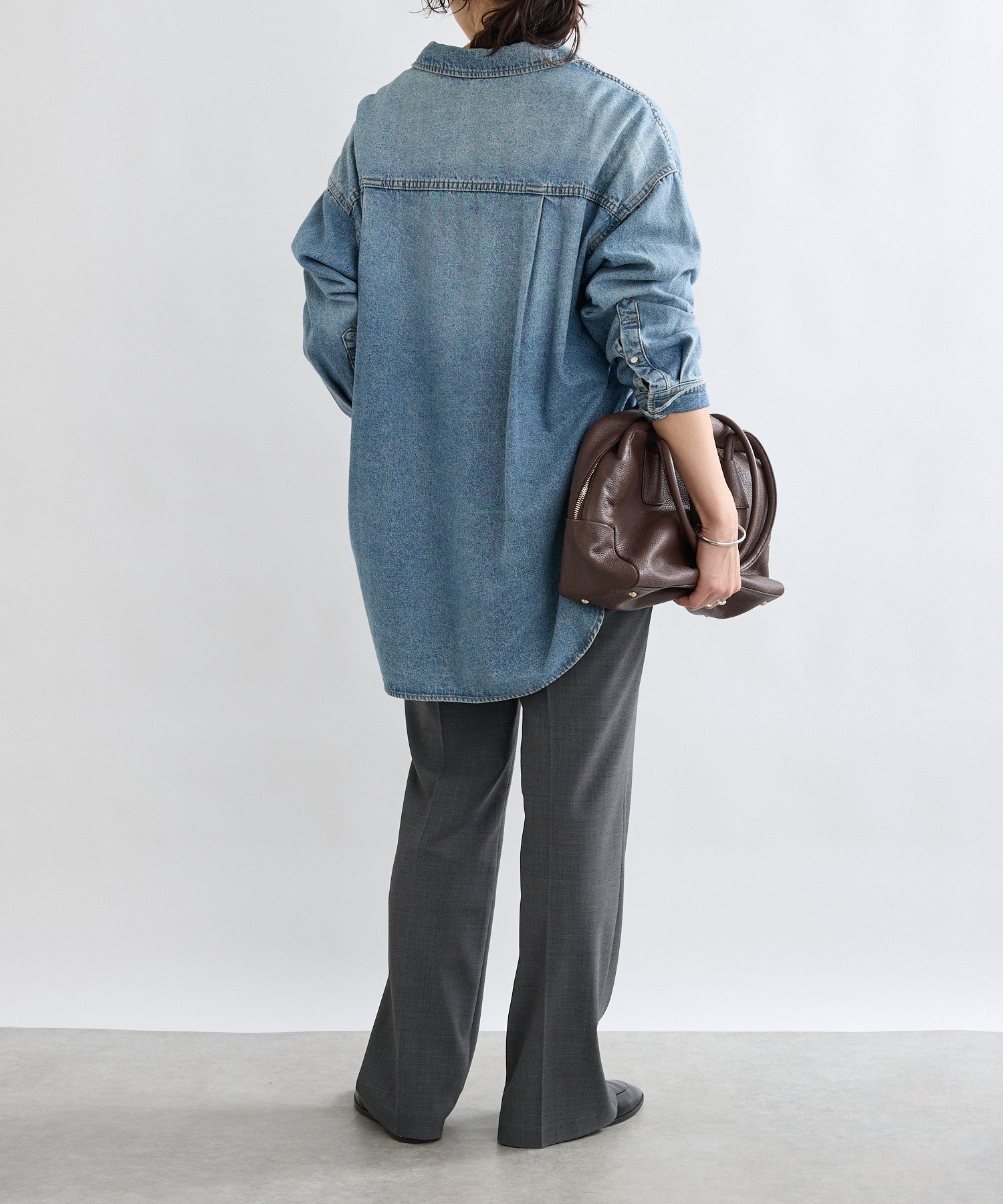 RIVE DROITE｜【ベストセラー】【MONN.:.(モン)】ビッグデニムシャツ