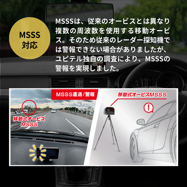 楽天市場】【3/5は全品ポイント10倍】新レーダー波移動オービスMSSS