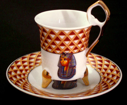 楽天市場】エジプト製 デミタス カップ＆ソーサー 金彩3つ足