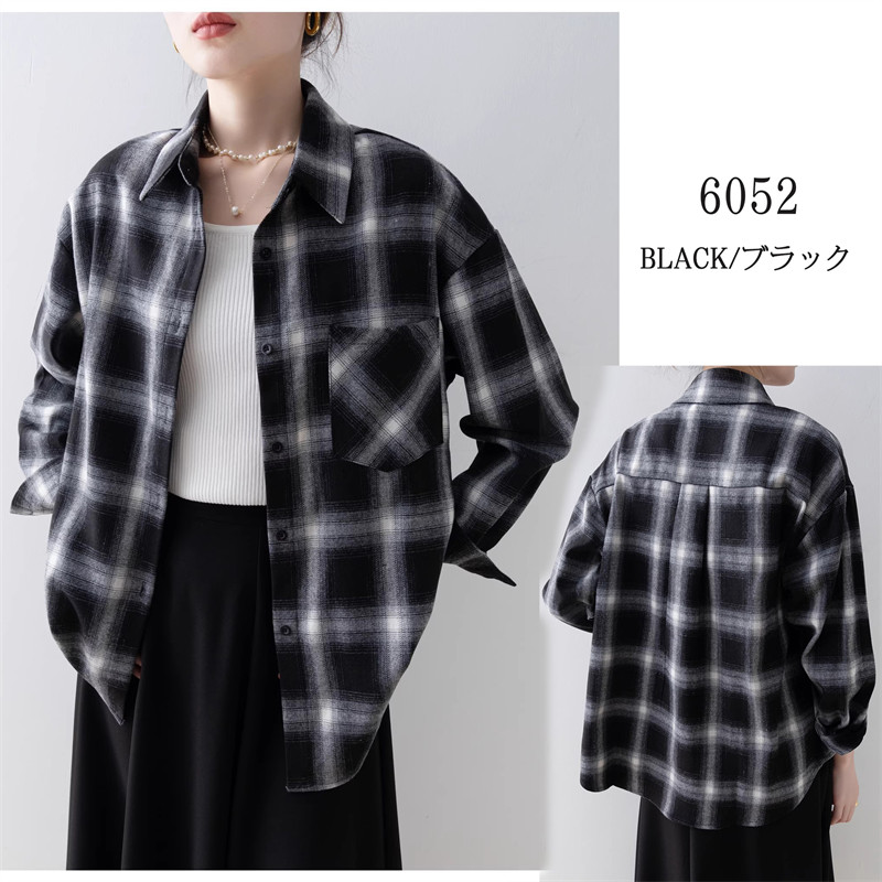 楽天市場】チェックシャツ レディース 長袖 ネルシャツ 春 秋冬 シャツ