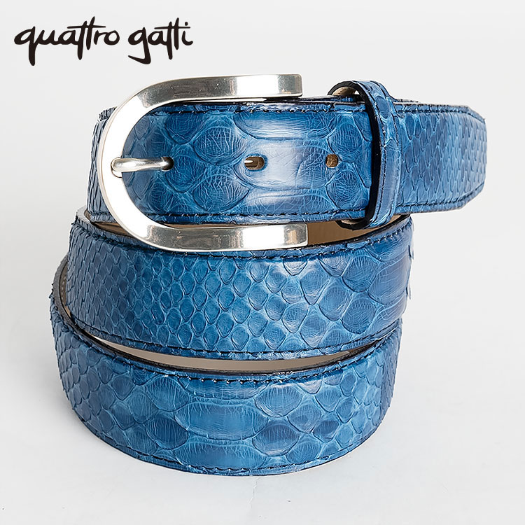 楽天市場】ベルト メンズ レディース レザー 本革 パイソン ヘビ革