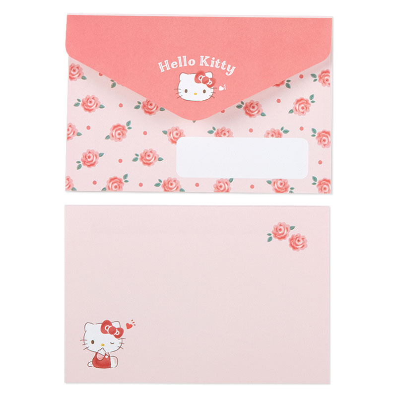 ハローキティ 夕焼けはろうきてぃ レターセット&トレイ 【希少