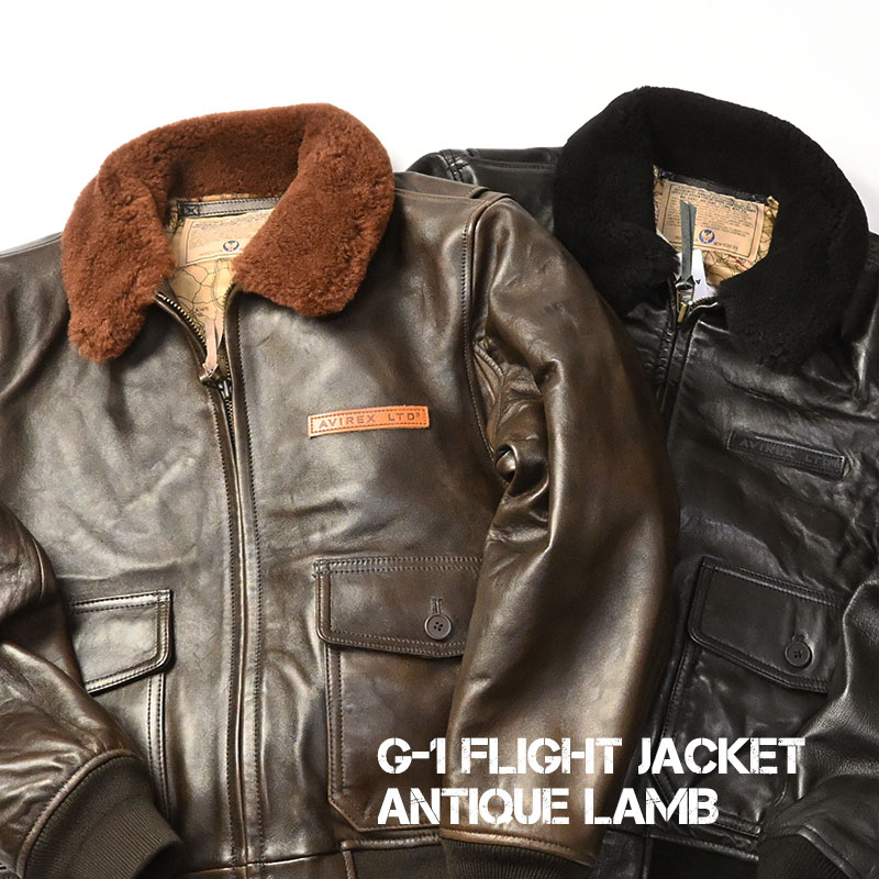 楽天市場】AVIREX アビレックス G-1 レザージャケット G1 フライト