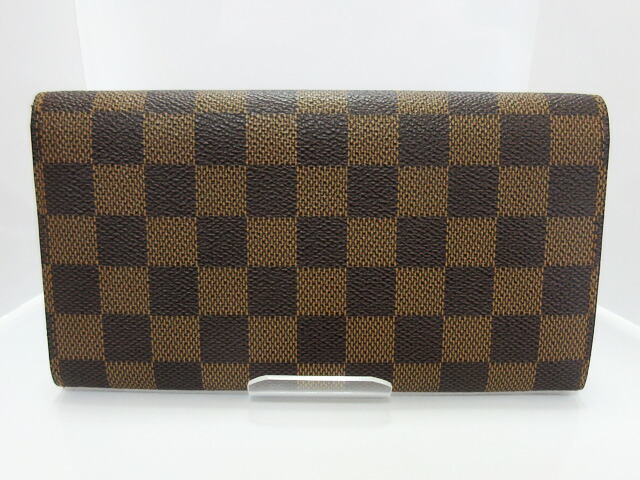 楽天市場】ルイヴィトン LOUISVUITTON ダミエ ポルトフォイユ・サラ 長
