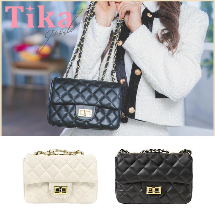 楽天市場】【10％OFFクーポン！配布中！】Tika キルティングチェーン