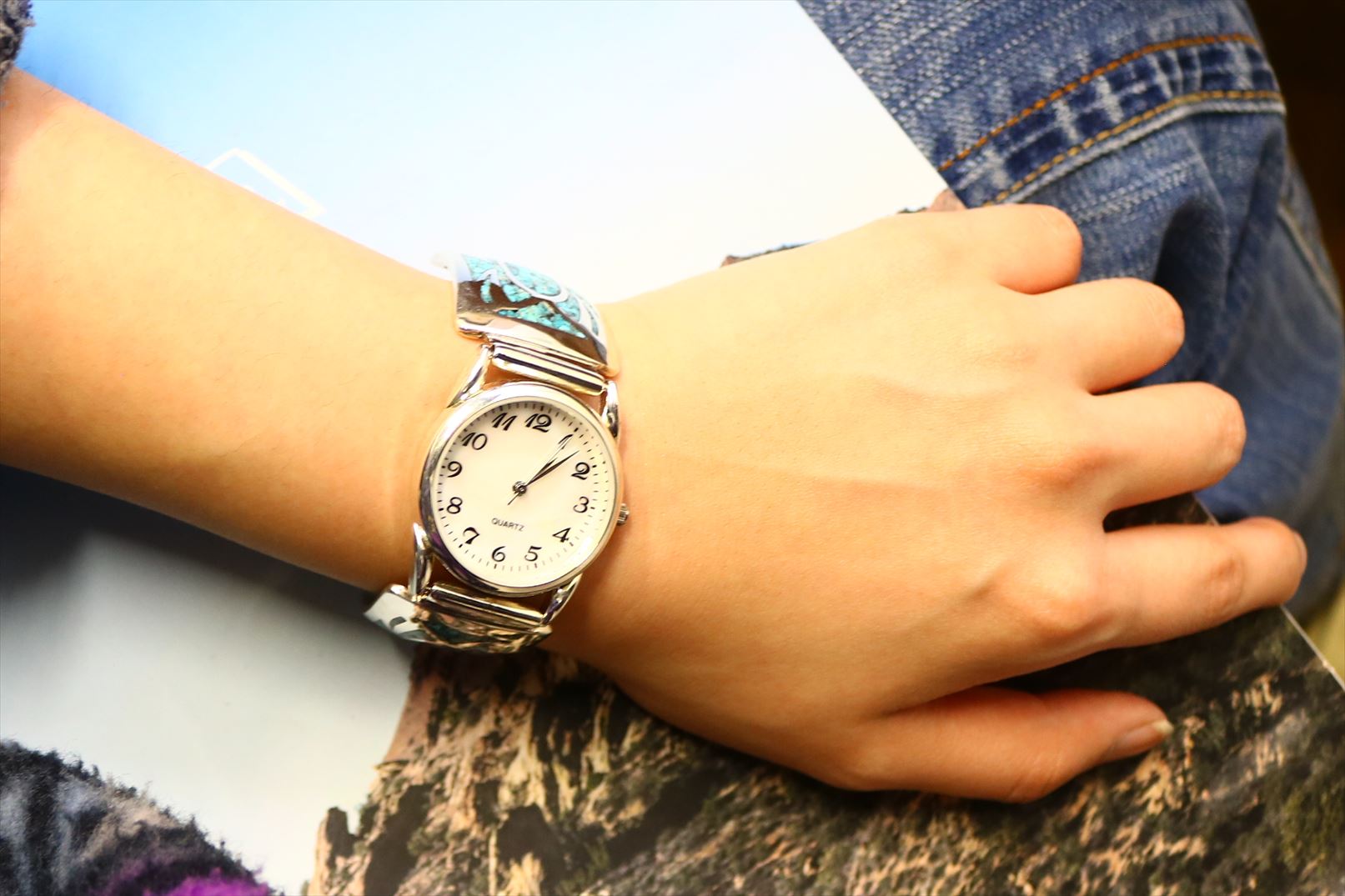 楽天市場】インディアンジュエリー ナバホ族 ターコイズ チップ