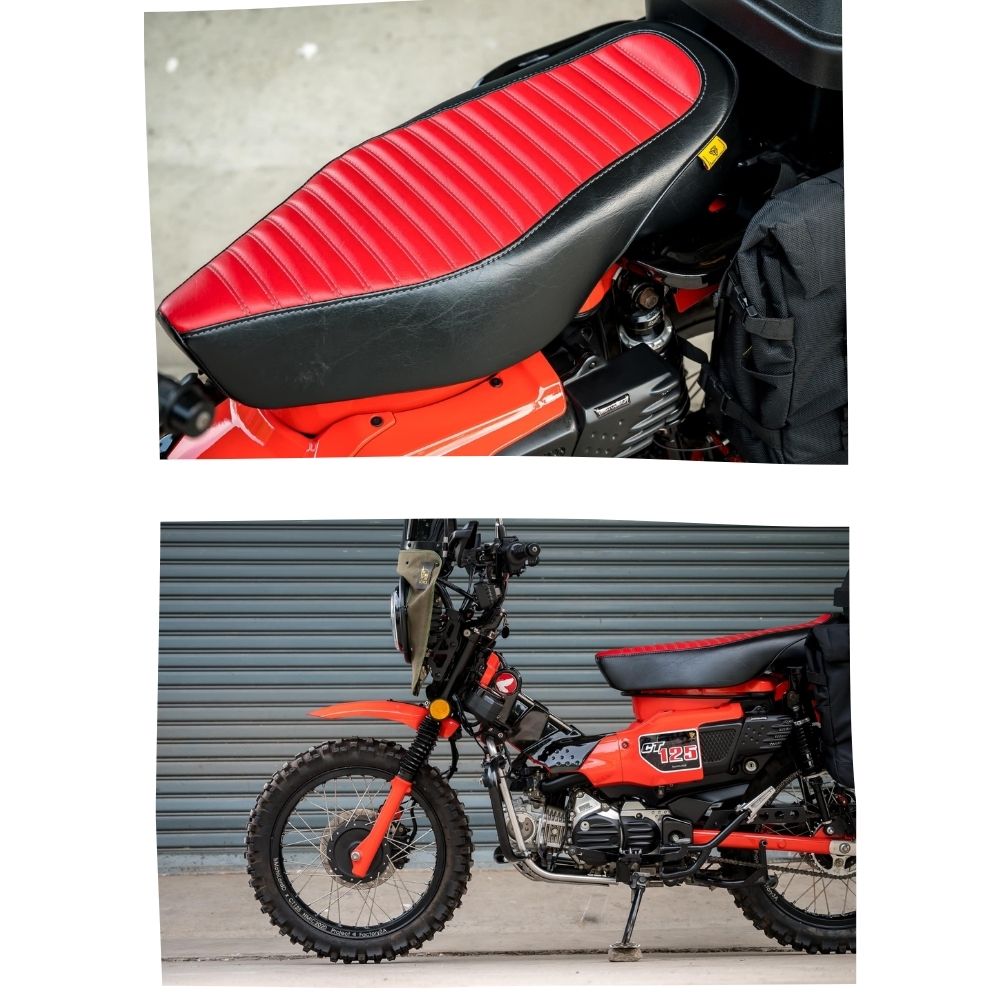 楽天市場】MotolordD ホンダ ハンターカブCT125 交換用ロングシートV1