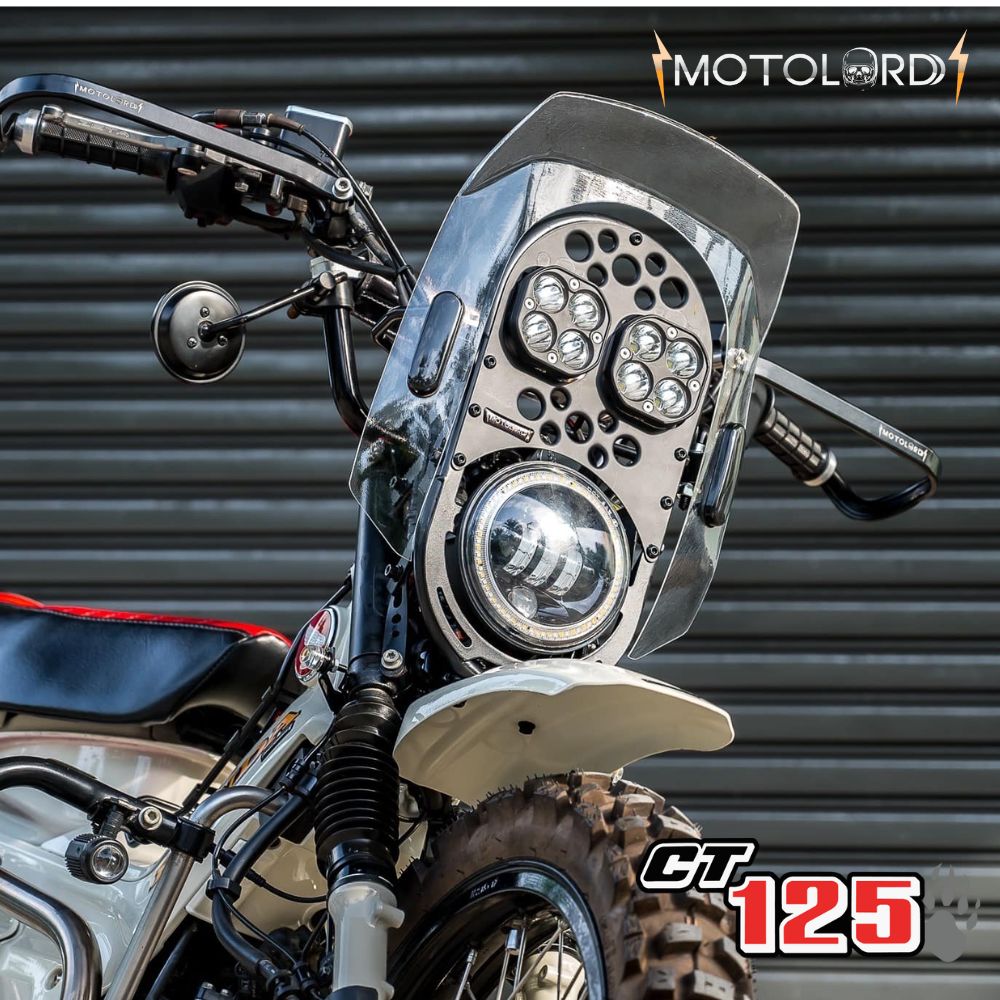 楽天市場】MotolordD ホンダ ハンターカブ CT125用V2カスタムヘッド