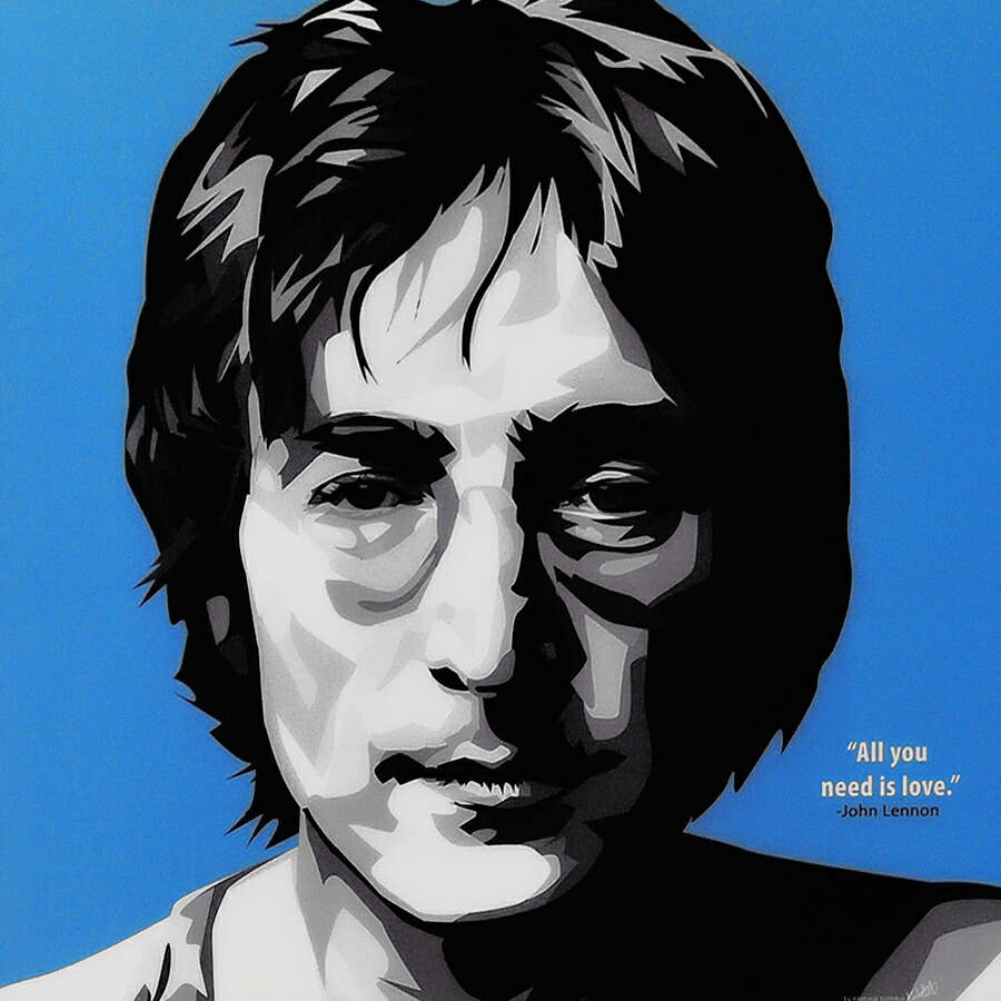 楽天市場】ポップアートフレーム John Lennon ジョン・レノン KEETATAT