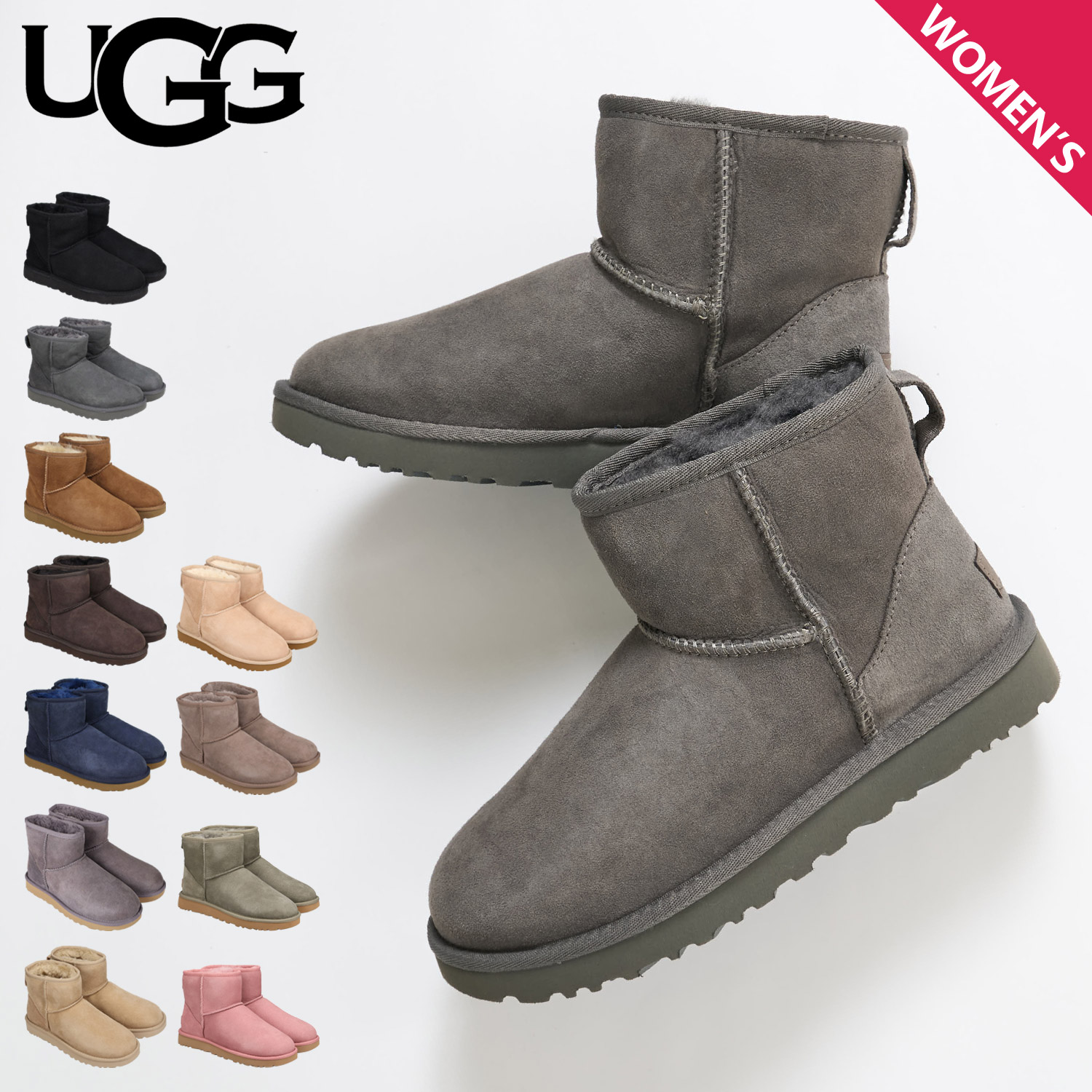 楽天市場】UGG（カラーグレー）（ブーツ｜レディース靴）：靴の通販