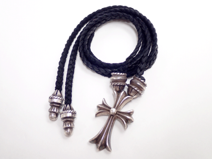 楽天市場】CHROME HEARTS/クロムハーツ SV925/レザー クリンプト