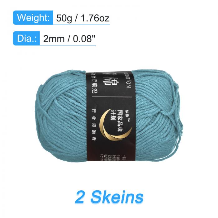 楽天市場】アクリル糸かせ 50g/1.76oz 柔らかい かぎ針編みの糸 編み物