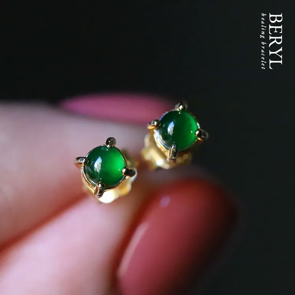 楽天市場】k18 翡翠 ピアスの通販