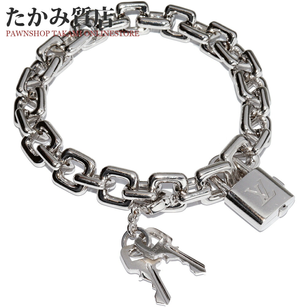 楽天市場】ルイヴィトン ブレスレット K18WG ブラスレ パドロック