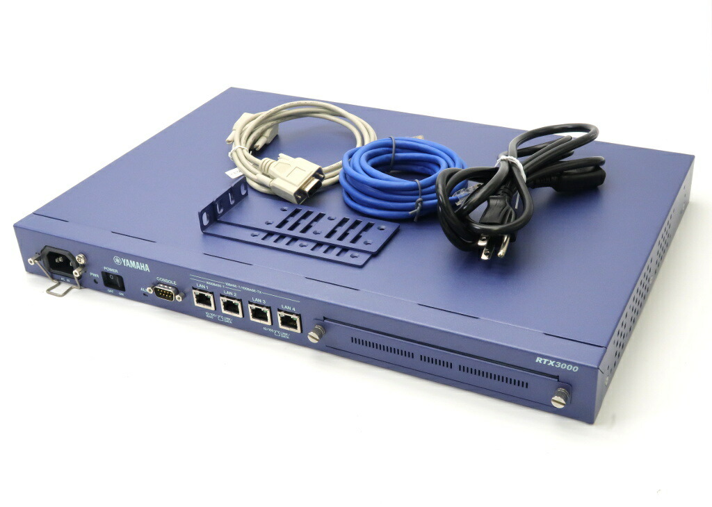 楽天市場】YAMAHA RTX3000 1Uラックマウント VPNルーター Rev.9.00.60