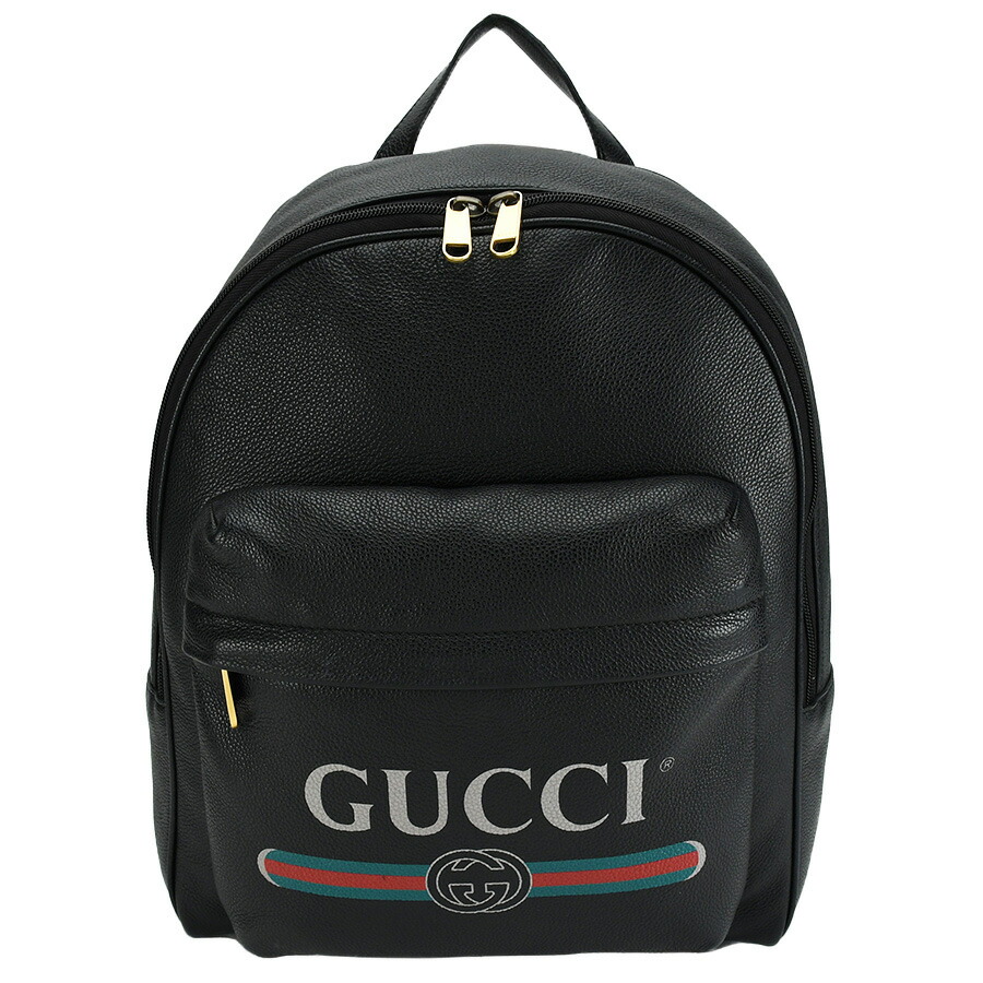楽天市場】グッチ GUCCI ヴィンテージ ロゴプリント バックパック