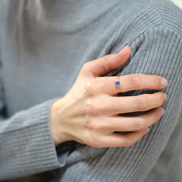 楽天市場】SS800円クーポン リング ブルーサファイア ゴールド K18