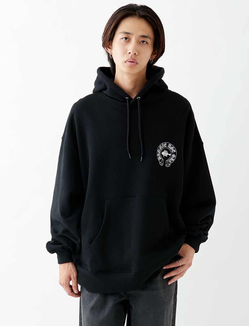 楽天市場】【BRONZE AGE】ロゴ刺繍裏起毛BIGパーカー メンズ