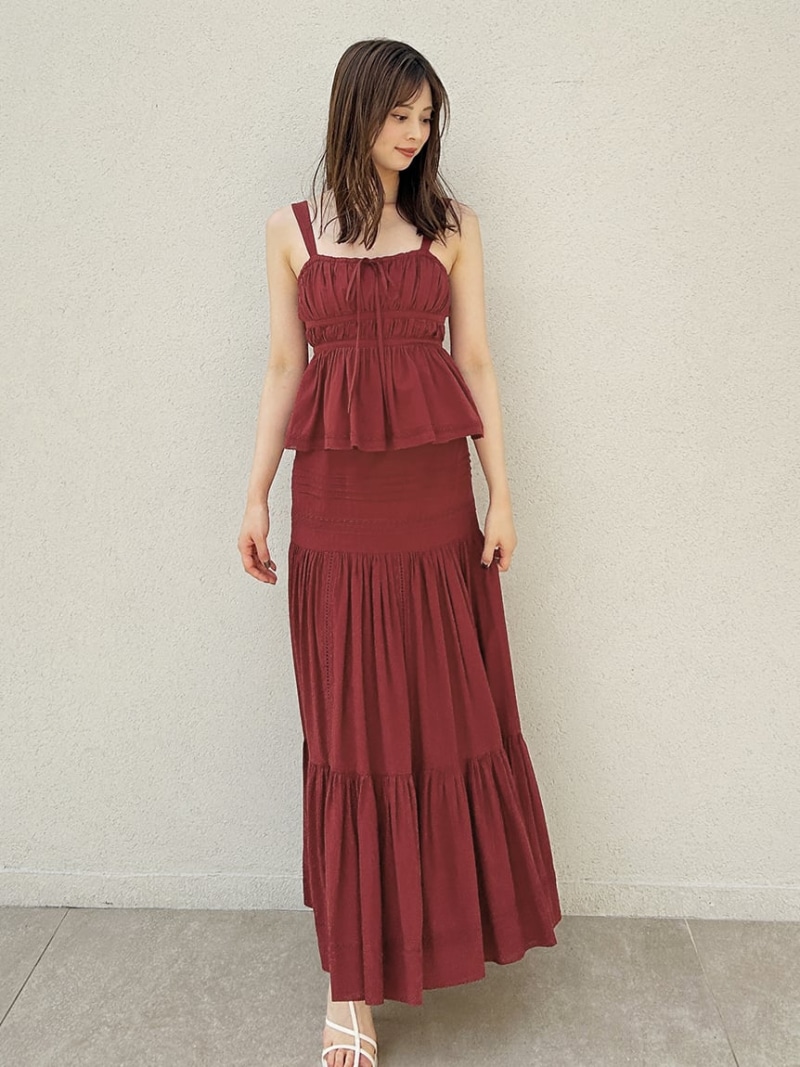 楽天市場】【SALE／50%OFF】コットンキャミブラウス SNIDEL スナイデル