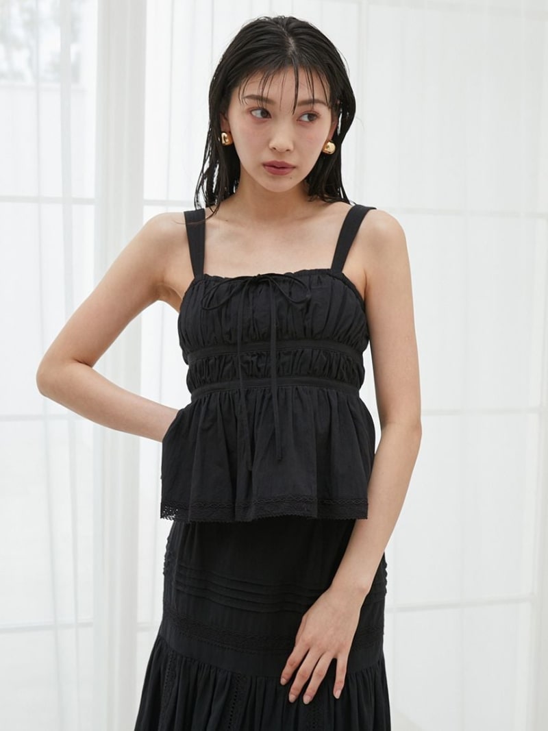 楽天市場】【SALE／50%OFF】コットンキャミブラウス SNIDEL スナイデル