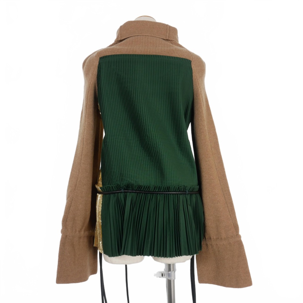 楽天市場】【中古】サカイ sacai 17AW ドッキング プリーツ ニット