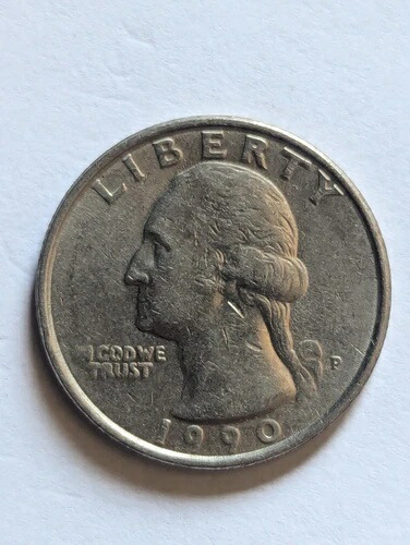 楽天市場】アメリカ 25セント、1990-P、ワシントンクォーター、未流通