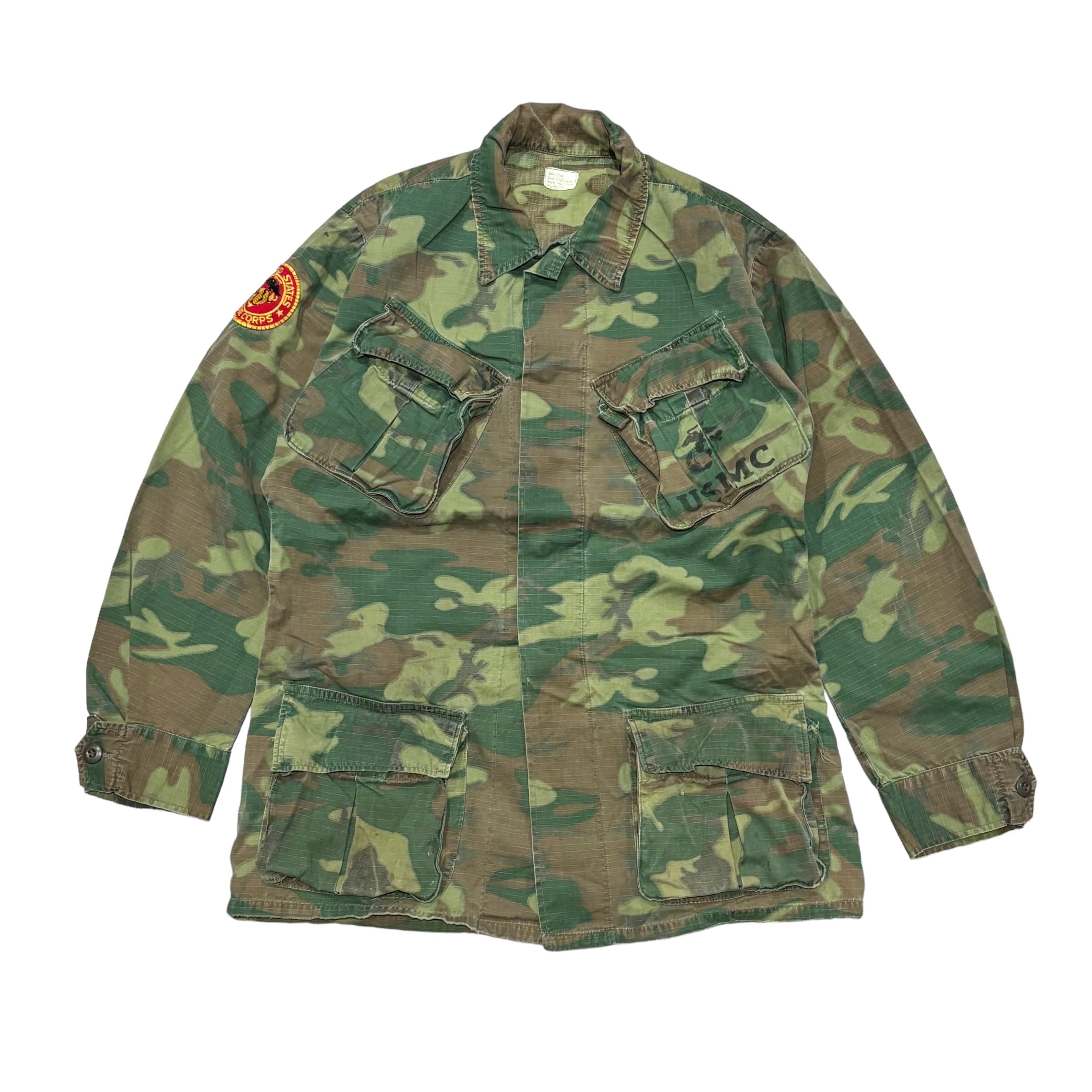 楽天市場】60's US Army ERDL Jungle Fatigue Jacket Green Leaf