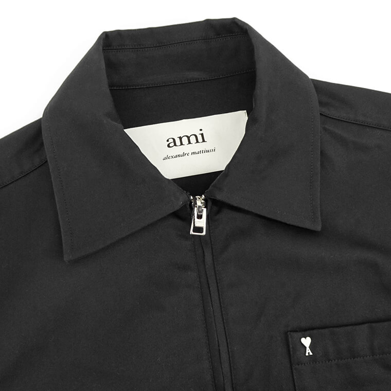 楽天市場】アミ AMI メンズ ブルゾン HJK053 CO0009 NOIR ブラック 001