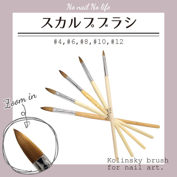 楽天市場】アクリルリキッド アクリルパウダー スカルプブラシ セット