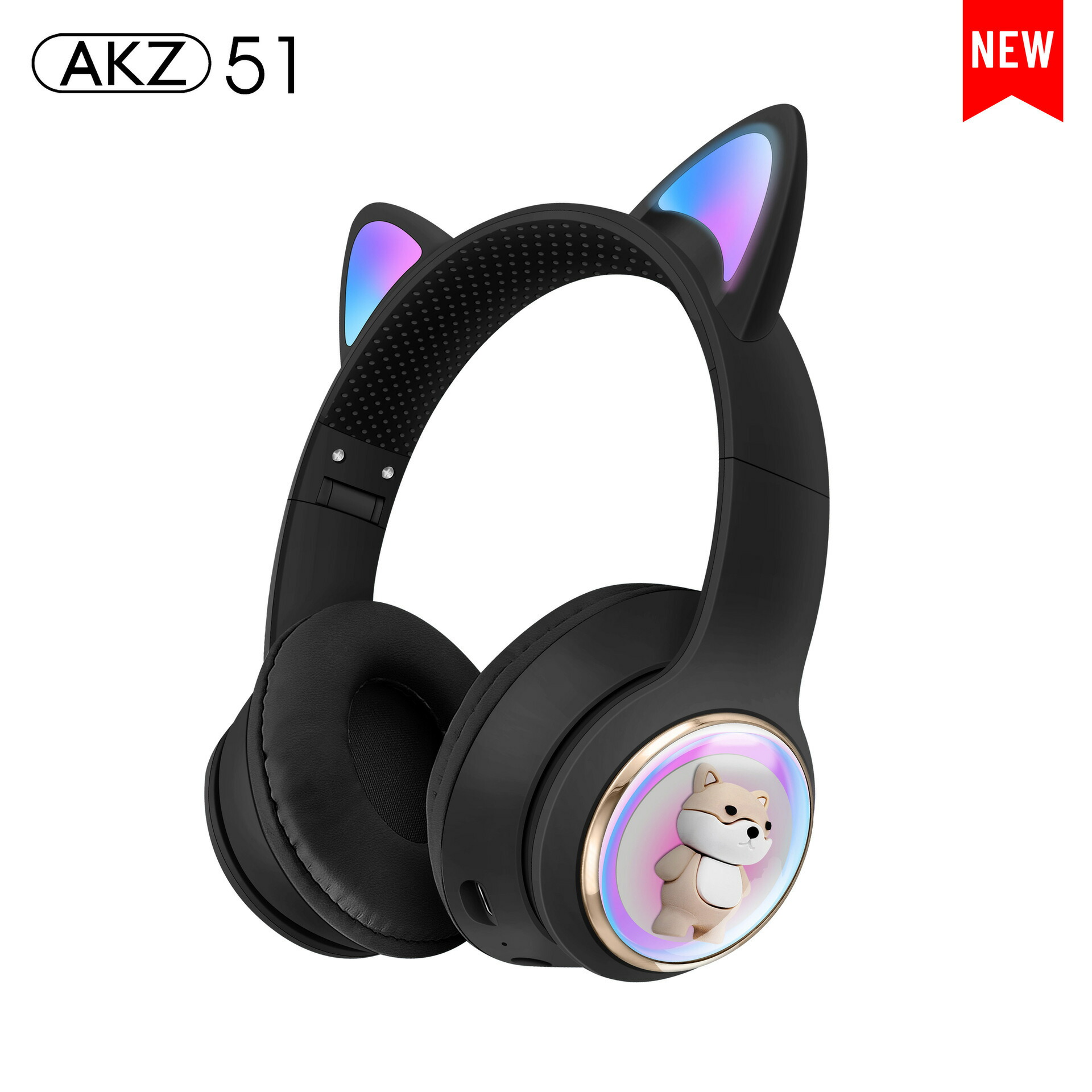 楽天市場】ヘッドホン Bluetooth5.3 超低遅延 猫耳 ヘッドフォン