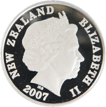 楽天市場】【 カラー銀貨 】 2007年 ニュージーランド 1ドル プルーフ