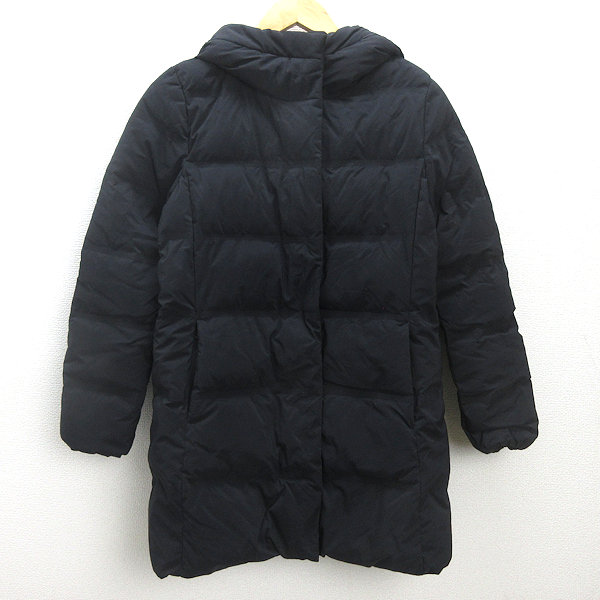 楽天市場】D□ユニクロ/UNIQLOシームレスダウンショートコート JKT□黒