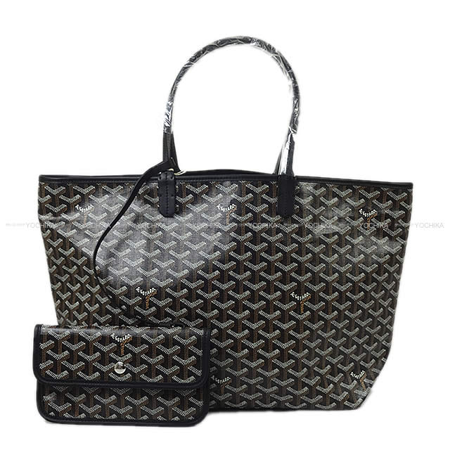 楽天市場】GOYARD ゴヤール サンルイ PM 黒 (ブラック) PVC