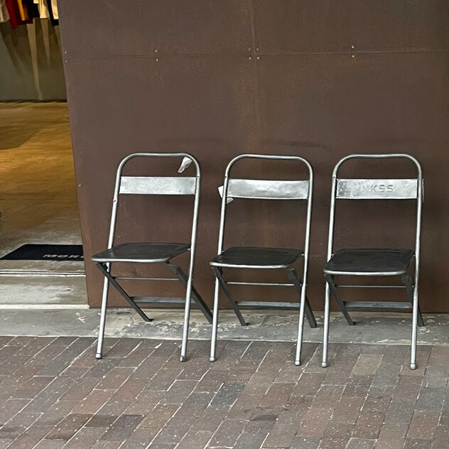 PUEBCO 折りたたみ椅子 アイアン VINTAGE STEEL FOLDING CHAIR