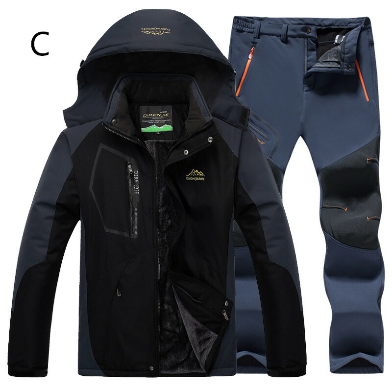 楽天市場】メンズ スキーウェア 防寒 防風 防水 上下セット ジャケット